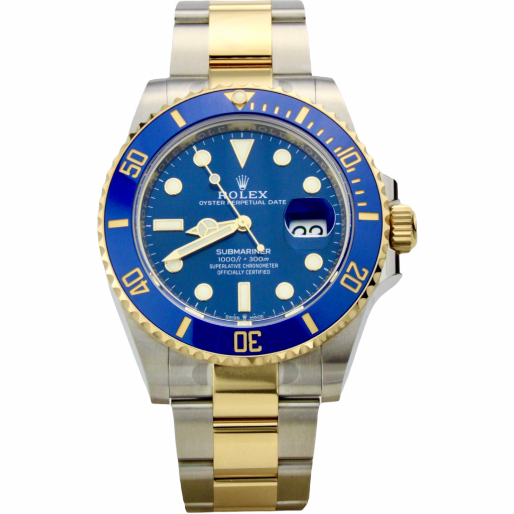 Rolex Submariner Blue Dial Blue Bezel Bi-Metal 2023 - Wilkinsons Watches
